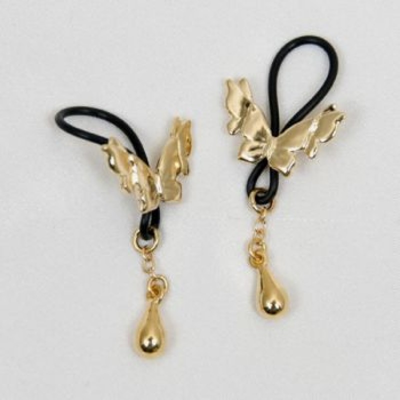 butterfly nipple jewelry