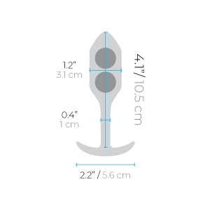 Snug Plug 2 Medium Dimensions
