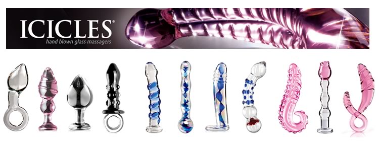 Collect of Icicles Glass Massagers